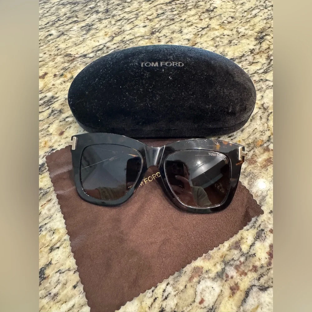 Tom Ford Tortoiseshell and Black Women's Sunglasses